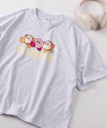 make a ray! | 【71】星のカービィ ワドルディ フロント&バックプリント クルーネックTシャツ/レディース(S)(Tシャツ/カットソー)