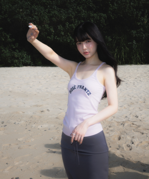 ROSEFRANTZ（ロゼフランツ）の「Round Patch Sleeveless [Pink]（Tシャツ/カットソー・レディース・PINK・OS）」の5枚目の写真