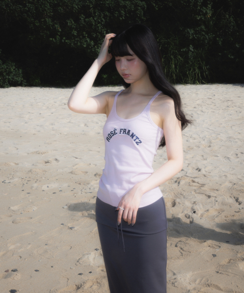 ROSEFRANTZ（ロゼフランツ）の「Round Patch Sleeveless [Pink]（Tシャツ/カットソー・レディース・PINK・OS）」の6枚目の写真