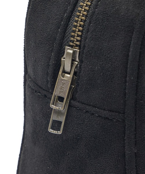 X-girl(エックスガール)の「TONAL XG EMBLEM LANDSCAPE HANDBAG(ハンドバッグ・レディース・ブラック/ピンク・ONE SIZE)」の6枚目の写真