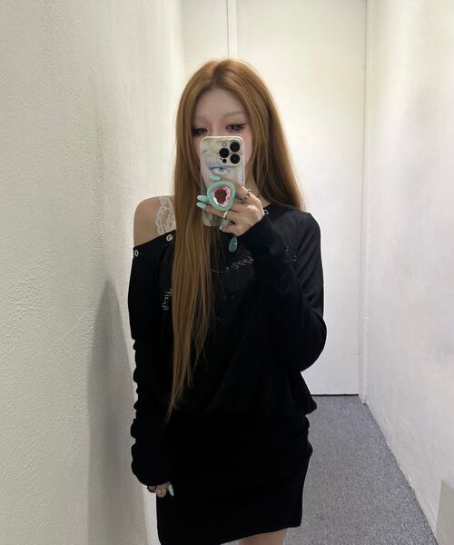 SCHISM INDUCING(スキズムインデューシング)の「HEISEI GYARU ONEPIECE BLACK(ワンピース・レディース・その他・FREE)」の18枚目の写真