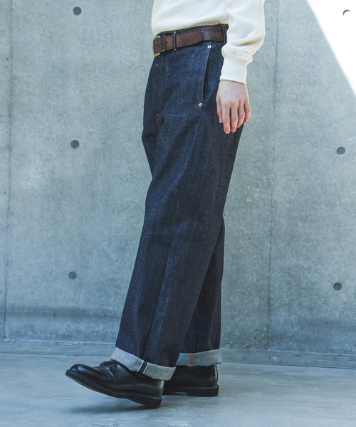 MR.OLIVE(ミスターオリーブ)の「14oz SELVEDGE DENIM / BASTION TROUSERS /M263110(デニムパンツ・メンズ・インディゴブルー・LARGE/MEDIUM/SMALL)」の3枚目の写真