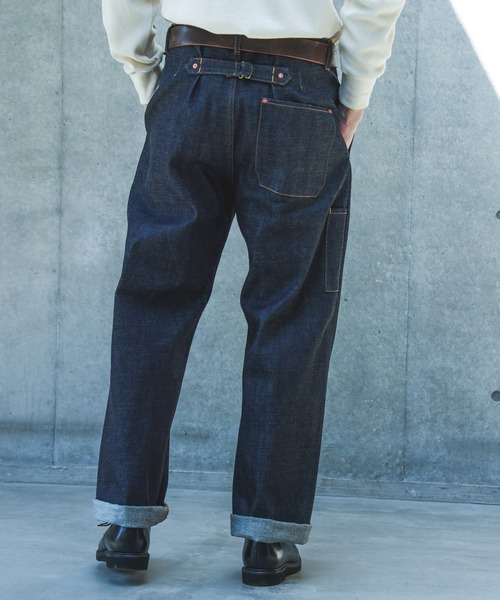 MR.OLIVE(ミスターオリーブ)の「14oz SELVEDGE DENIM / BASTION TROUSERS /M263110(デニムパンツ・メンズ・インディゴブルー・LARGE/MEDIUM/SMALL)」の4枚目の写真