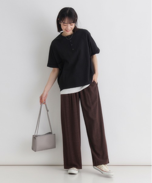 Right-on(ライトオン)の「アソート柄イージーパンツ(その他パンツ・レディース・その他3/その他1/ブラック/ホワイト×ブラック・S/M/L)」の8枚目の写真