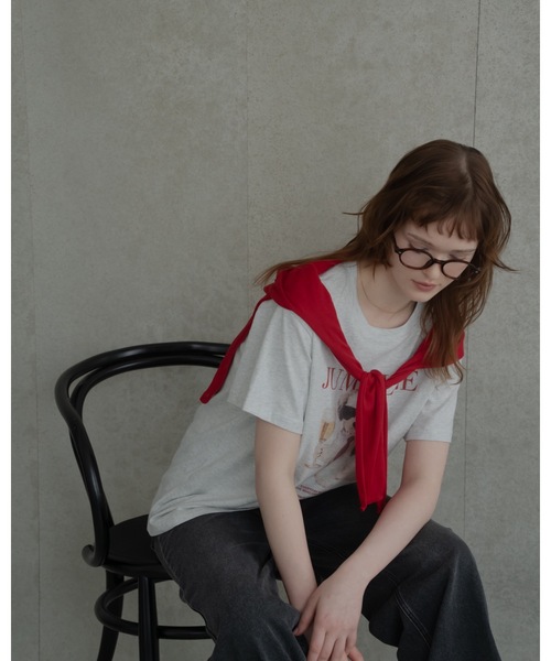 JUMELLE(ジュメロ)の「【ユニセックス】プリントドッグT(Tシャツ/カットソー・レディース・アイボリー・LARGE/FREE)」の11枚目の写真