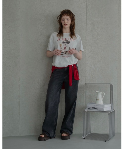 JUMELLE(ジュメロ)の「【ユニセックス】プリントドッグT(Tシャツ/カットソー・レディース・アイボリー・LARGE/FREE)」の17枚目の写真
