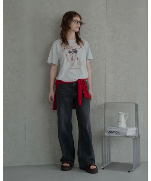 JUMELLE(ジュメロ)の「【ユニセックス】プリントドッグT(Tシャツ/カットソー・レディース・アイボリー・LARGE/FREE)」の18枚目の写真