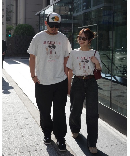 JUMELLE(ジュメロ)の「【ユニセックス】プリントドッグT(Tシャツ/カットソー・レディース・アイボリー・LARGE/FREE)」の20枚目の写真