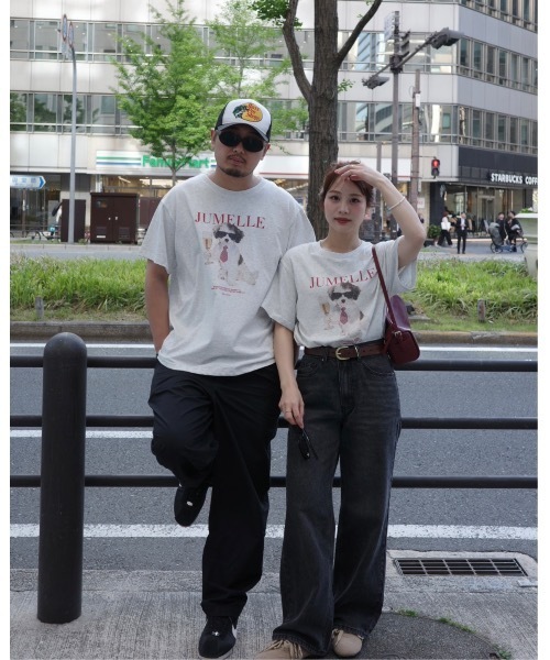JUMELLE(ジュメロ)の「【ユニセックス】プリントドッグT(Tシャツ/カットソー・レディース・アイボリー・LARGE/FREE)」の22枚目の写真