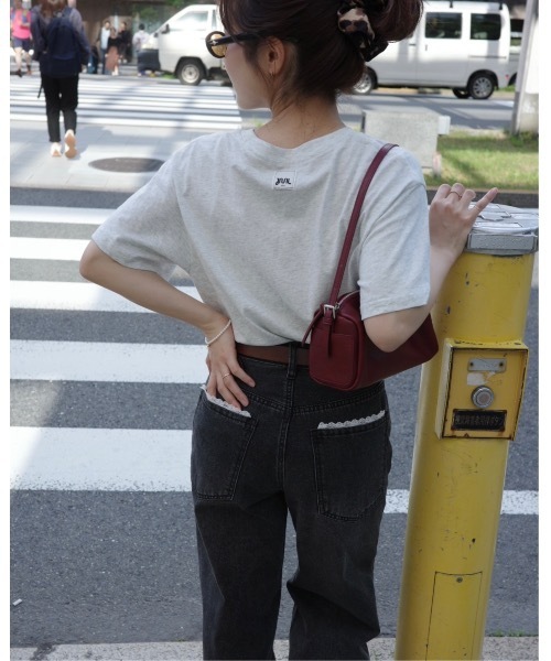 JUMELLE(ジュメロ)の「【ユニセックス】プリントドッグT(Tシャツ/カットソー・レディース・アイボリー・LARGE/FREE)」の6枚目の写真