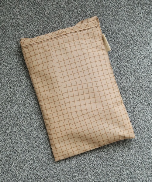 392 plusm(サンキューニプリュスエム)の「392PLUSM ECO BAG_S チェック エコバッグ(エコバッグ/サブバッグ・メンズ・グリーン/イエロー/オフホワイト/ベージュ・ONE)」の8枚目の写真