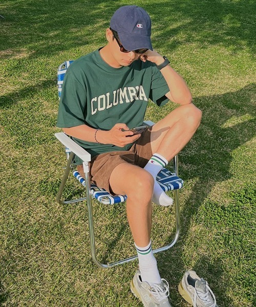NOWLE(ノウル)の「【NOWLE】アーチカレッジロゴ プリントTシャツ / 半袖 Tシャツ(Tシャツ/カットソー・メンズ・グリーン/ホワイト/ブラック・X-LARGE/LARGE/MEDIUM)」の18枚目の写真