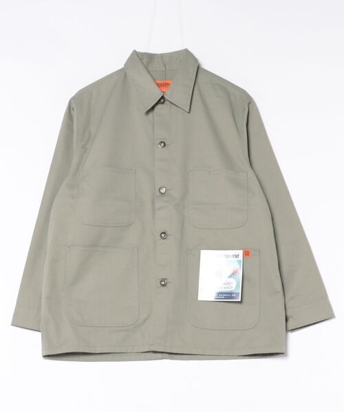 UNIVERSAL OVERALL（ユニバーサルオーバーオール）の「【72】【it】【UNIVERSAL OVERALL】COVERALL BIO WASH（カバーオール・メンズ・ネイビー/グリーン系/アイボリー・SMALL/XX-LARGE）」の2枚目の写真