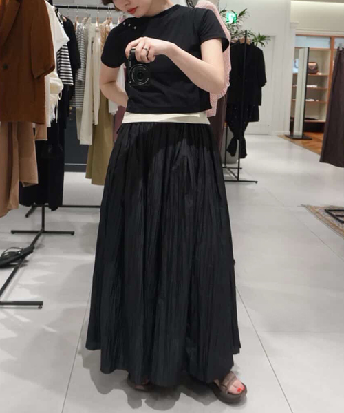 IENA LA BOUCLE(イエナラブークル)の「CAROUSE LAMBRA ケラウズランブラ×La BOUCLE別注 CREW COT(Tシャツ/カットソー・レディース・ブラック・FREE)」の2枚目の写真