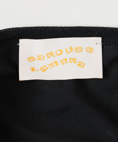 IENA LA BOUCLE(イエナラブークル)の「CAROUSE LAMBRA ケラウズランブラ×La BOUCLE別注 CREW COT(Tシャツ/カットソー・レディース・ブラック・FREE)」の12枚目の写真