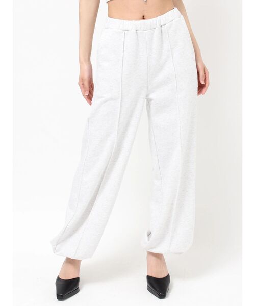RESEXXY（リゼクシー）の「ピンタックスウェットパンツ【セットアップ着用可能】（その他パンツ・レディース・ブラック/ライトグレー/チャコールグレー・FREE）」の10枚目の写真