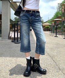 DENIM CAPRI PANTS（デニムパンツ）｜CLANE（クラネ）のファッション