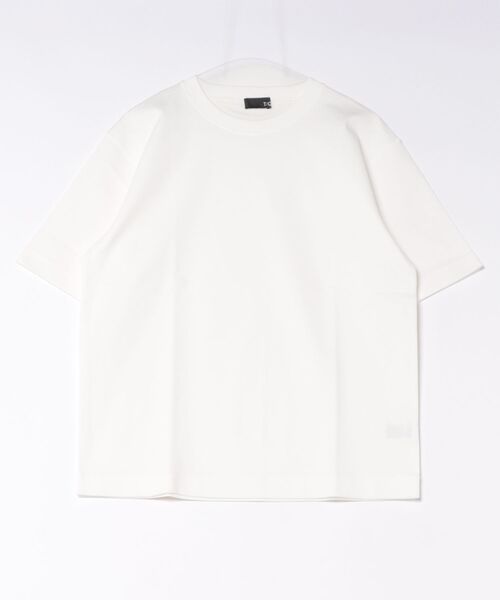 TAKA-Q(タカキュー)の「ストレッチ 接触冷感 抗菌防臭 UV シルケットポンチ 綿混 クルーネック 半袖 Tシャツ メンズ(Tシャツ/カットソー・メンズ・ブルー/ブラック/ホワイト/キャメル・X-LARGE/MEDIUM/LARGE)」の15枚目の写真