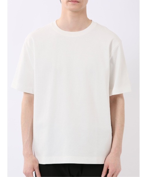 TAKA-Q(タカキュー)の「ストレッチ 接触冷感 抗菌防臭 UV シルケットポンチ 綿混 クルーネック 半袖 Tシャツ メンズ(Tシャツ/カットソー・メンズ・ブルー/ブラック/ホワイト/キャメル・X-LARGE/MEDIUM/LARGE)」の10枚目の写真