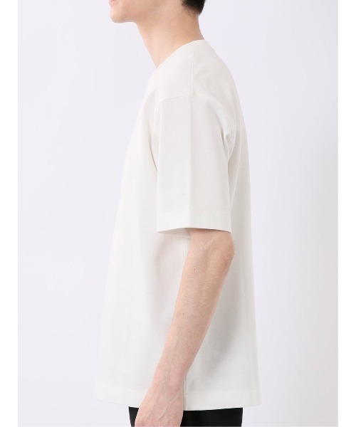 TAKA-Q(タカキュー)の「ストレッチ 接触冷感 抗菌防臭 UV シルケットポンチ 綿混 クルーネック 半袖 Tシャツ メンズ(Tシャツ/カットソー・メンズ・ブルー/ブラック/ホワイト/キャメル・X-LARGE/MEDIUM/LARGE)」の11枚目の写真