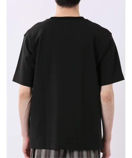 TAKA-Q(タカキュー)の「ストレッチ 接触冷感 抗菌防臭 UV シルケットポンチ 綿混 クルーネック 半袖 Tシャツ メンズ(Tシャツ/カットソー・メンズ・ブルー/ブラック/ホワイト/キャメル・X-LARGE/MEDIUM/LARGE)」の22枚目の写真