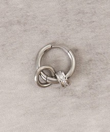 CHRONOM（クロノム）の「ダブルリングフープピアス 片耳（ピアス（片耳用））」