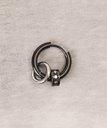 CHRONOM（クロノム）の「ダブルリングフープピアス 片耳（ピアス（片耳用））」