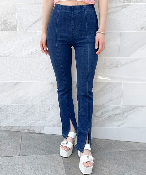 GORGE(ゴージ)の「スリットフレアパンツ(その他パンツ・レディース・ブルー/インディゴブルー・S)」の5枚目の写真