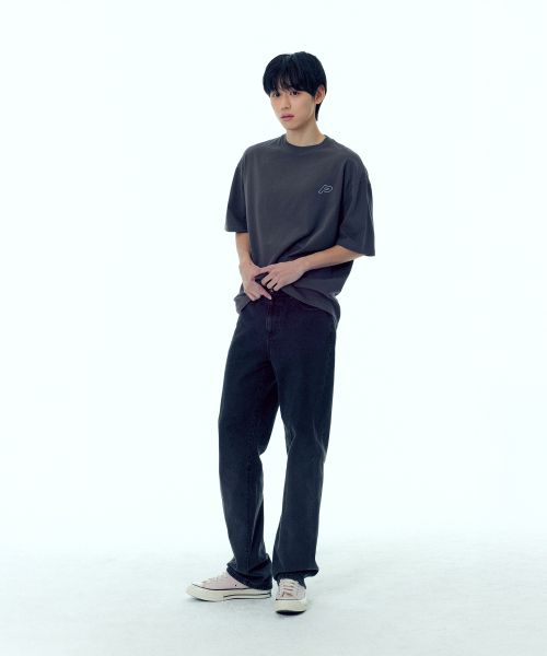 PLAC(プラック)の「ロゴオーバー半袖Tシャツ2カラー(Tシャツ/カットソー・メンズ・チャコール/カーキ・MEDIUM/LARGE)」の5枚目の写真