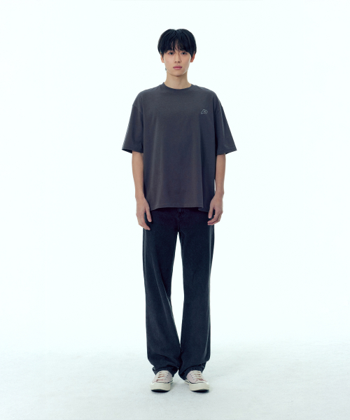 PLAC(プラック)の「ロゴオーバー半袖Tシャツ2カラー(Tシャツ/カットソー・メンズ・チャコール/カーキ・MEDIUM/LARGE)」の6枚目の写真
