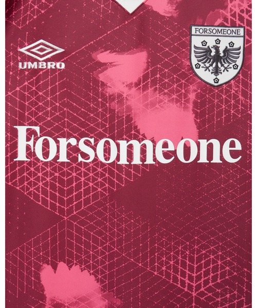 FORSOMEONE(フォーサムワン)の「FORSOMEONE UMBRO FC SHIRT(その他トップス・メンズ・ブラック/レッド・50/44/48/46)」の13枚目の写真