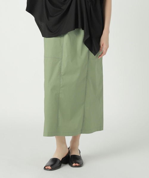 ZUCCa（ズッカ）の「(S)STRETCH ORGANIC COTTON / P（スカート・レディース・ブラック/ベージュ/カーキ・M size）」の3枚目の写真