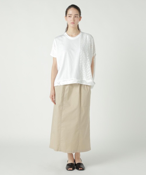 ZUCCa（ズッカ）の「(S)STRETCH ORGANIC COTTON / P（スカート・レディース・ブラック/ベージュ/カーキ・M size）」の7枚目の写真