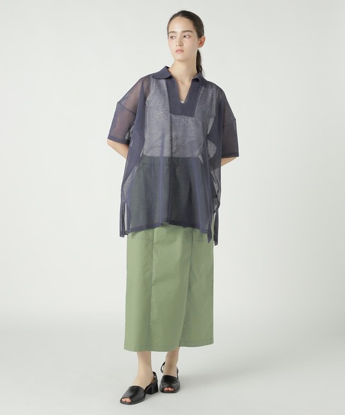 ZUCCa（ズッカ）の「(S)STRETCH ORGANIC COTTON / P（スカート・レディース・ブラック/ベージュ/カーキ・M size）」の10枚目の写真
