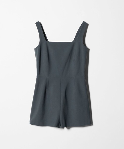 H　BEAUTY&YOUTH UNITED ARROWS（エイチビューティーアンドユースユナイテッドアローズ）の「＜H＞トロピカルクロス オールインワン ミニ（つなぎ/オールインワン・レディース・ネイビー/グレー系・S/M）」の6枚目の写真