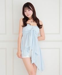 Asymmetrical Ribbon Camisole Dress / アシンメトリーリボンキャミワンピース