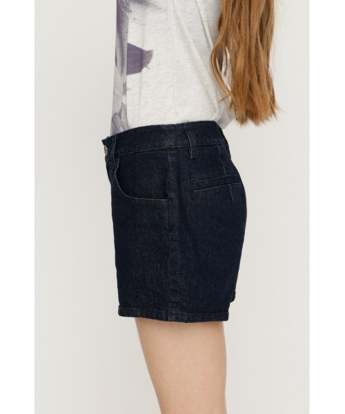 SLY(スライ)の「MICRO MINI S/PT マイクロミニショートパンツ 夏服 秋服(スラックス・レディース・カーキ/ダークブルー・1/0)」の6枚目の写真