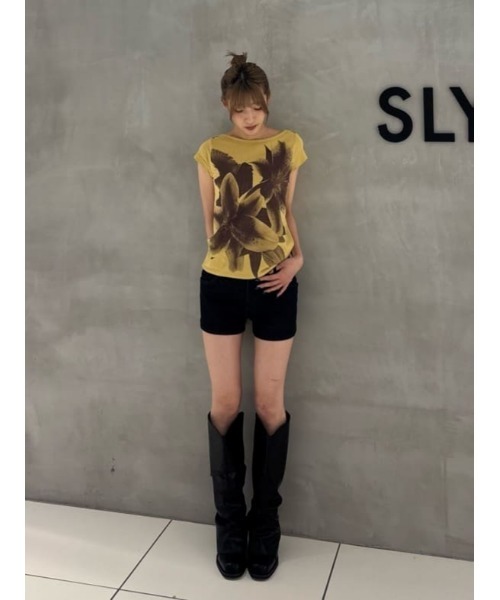 SLY（スライ）の「MICRO MINI S/PT マイクロミニショートパンツ 夏服 秋服（スラックス・レディース・カーキ/ダークブルー・1/0）」の22枚目の写真