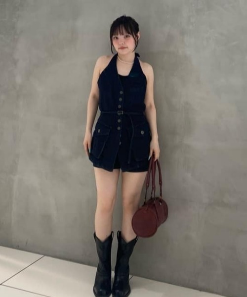 SLY（スライ）の「MICRO MINI S/PT マイクロミニショートパンツ 夏服 秋服（スラックス・レディース・カーキ/ダークブルー・1/0）」の20枚目の写真