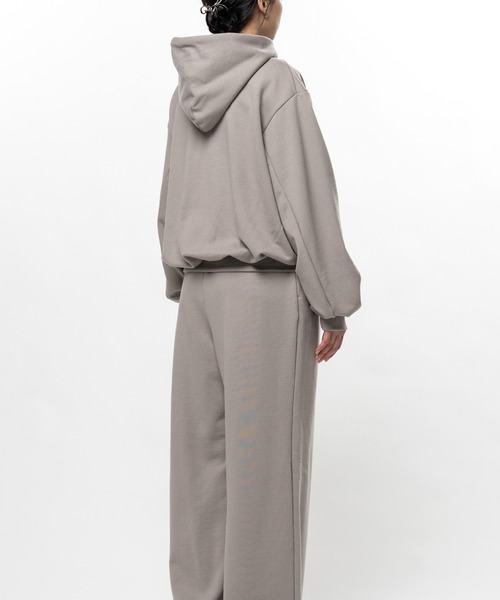 In・stru(men-tal).(インストルメンタル)の「French Terry Cropped Zip Up Hoodie(パーカー・メンズ・ブラック/ライトグレー/ダークグレー・40/38/36)」の15枚目の写真