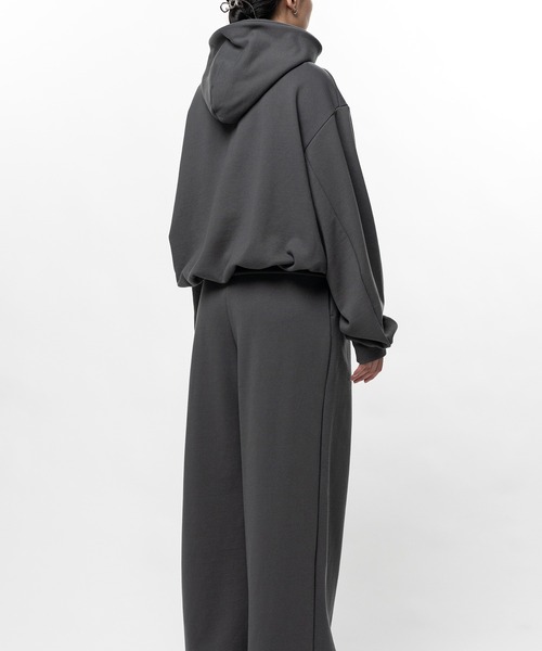 In・stru(men-tal).(インストルメンタル)の「French Terry Cropped Zip Up Hoodie(パーカー・メンズ・ブラック/ライトグレー/ダークグレー・40/38/36)」の19枚目の写真
