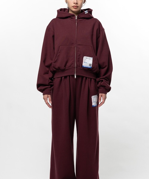 In・stru(men-tal).(インストルメンタル)の「French Terry Cropped Zip Up Hoodie(パーカー・メンズ・ブラック/ライトグレー/ダークグレー・40/38/36)」の6枚目の写真