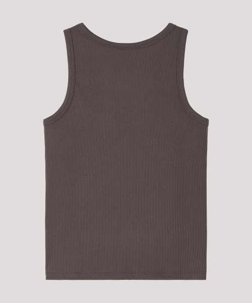 THE LILLE（ザ リル）の「U-Neck Sleeveless Top_Brown（Tシャツ/カットソー・レディース・その他・FREE）」の3枚目の写真