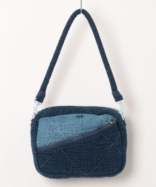 PORTER CLASSIC(ポータークラシック)の「【Porter Classic / ポータークラシック】 PC SASHIKO SHOULDER BAG M(ショルダーバッグ・メンズ・ブルー・FREE)」の1枚目の写真
