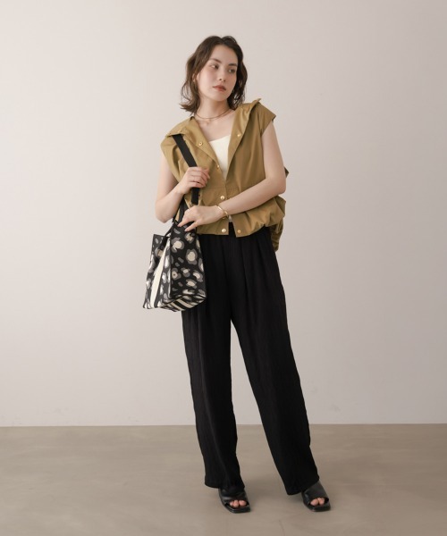 Bou Jeloud(ブージュルード)の「ヒョウ柄ニットトート(トートバッグ・レディース・オフホワイト/ブラック・ONESIZE)」の21枚目の写真
