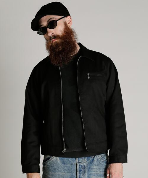 schott(ショット)の「Schott/ショット/TC WORK JACKET/ティーシー ワーク ジャケット(ブルゾン・メンズ・グレー/ブラック/カーキ・S/M/L/XL)」の1枚目の写真