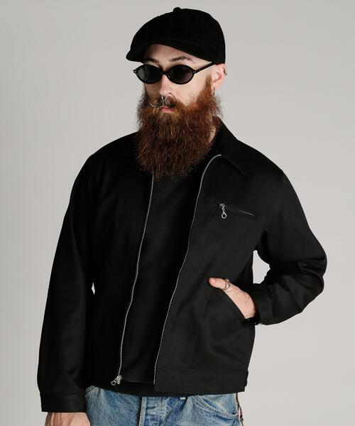 schott(ショット)の「Schott/ショット/TC WORK JACKET/ティーシー ワーク ジャケット(ブルゾン・メンズ・グレー/ブラック/カーキ・S/M/L/XL)」の22枚目の写真