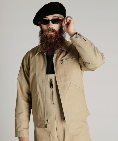 Schott(ショット)の「Schott/ショット/TC WORK JACKET/ティーシー ワーク ジャケット(ブルゾン・メンズ・グレー/ブラック/カーキ・S/M/L/XL)」の17枚目の写真