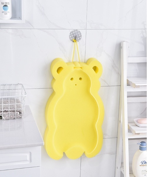 BACKYARD FAMILY(バックヤードファミリー)の「お風呂マット 赤ちゃん スポンジ(その他ベビー用品・キッズ・ブルー/ピンク/イエロー・FREE)」の2枚目の写真