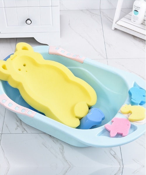 BACKYARD FAMILY(バックヤードファミリー)の「お風呂マット 赤ちゃん スポンジ(その他ベビー用品・キッズ・ブルー/ピンク/イエロー・FREE)」の7枚目の写真